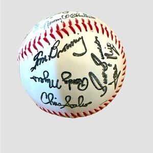 Cincinnati Reds Autographed Baseball Ken Griffey Sr Not Authenticated 26 Sigs